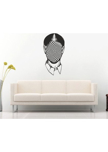 Creative Face Duvar Sticker