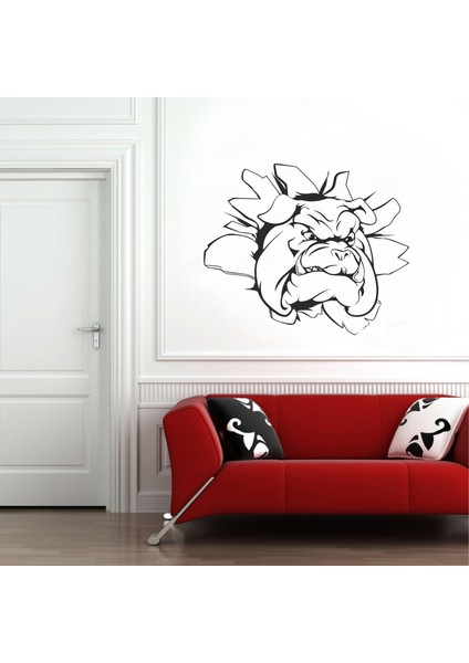Angry Dog Duvar Sticker