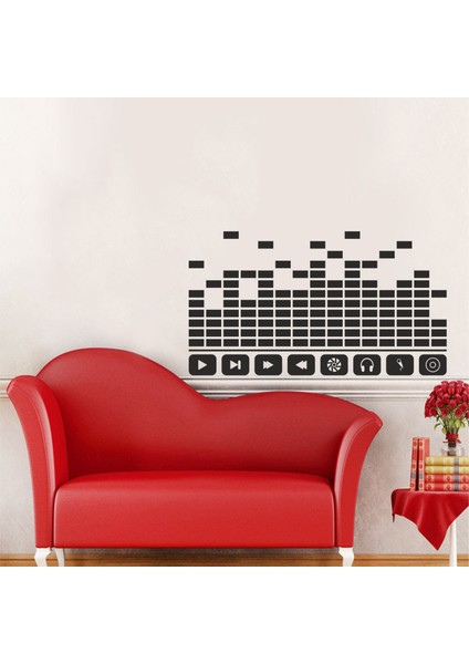 Music Play Duvar Sticker