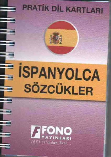 Fono Yayınları Pratik Dil Kartı İspanyolca Sözcükler