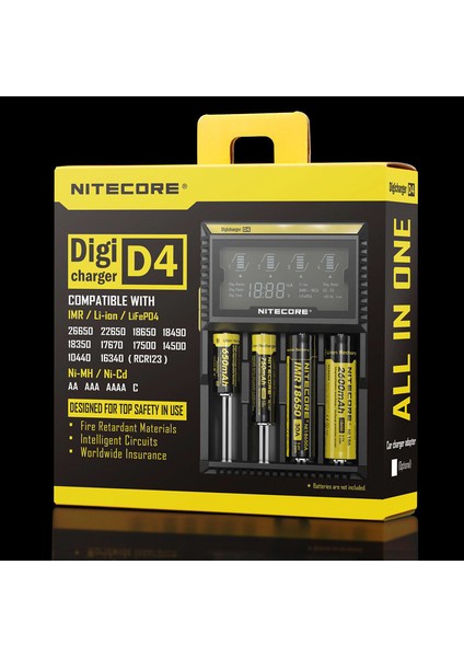 Nıtecore D4 Pıl Dolum Kıtı (Dıgıcharger)