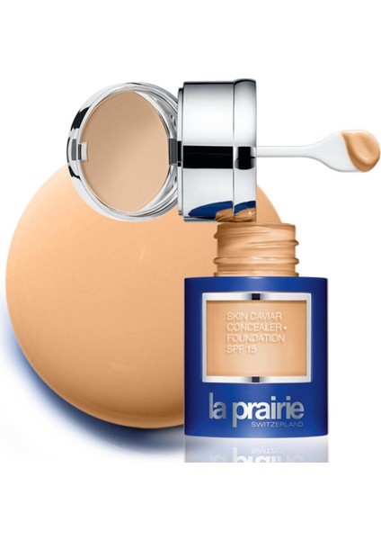 La Praırıeskin Caviar Luxe Foundation Concealer Spf15 Peche