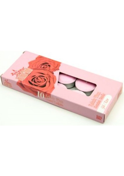 Kokulu Tealight Mum (Gül)