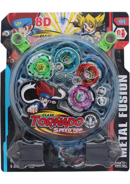 Tornado 4 Lü Metal Aranelı Set