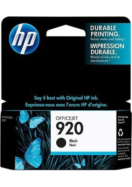 Cd971Ae Mürekkep Kartuş Siyah (920)