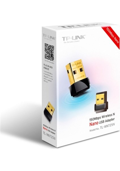 Tl-Wn725N 150Mbps Wi-Fi Nano Usb Adaptör