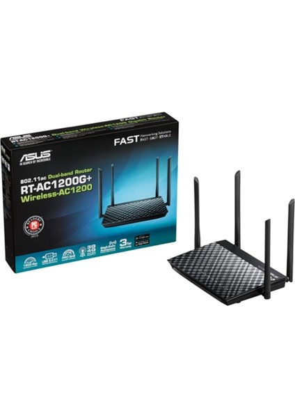 Rt-Ac1200G+ Ac1200 Vpn,Ewan,3G Gigabit Router