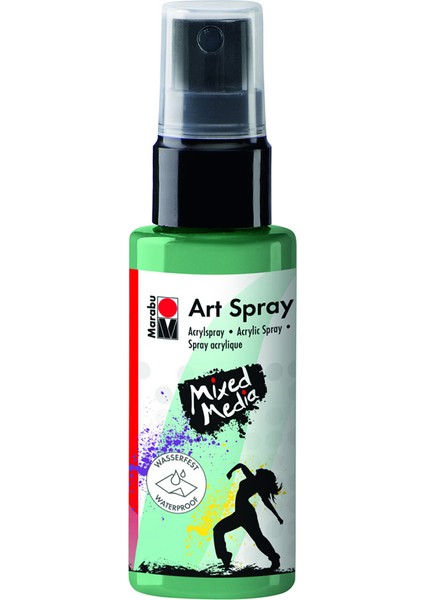 Açık Yeşil Akrilik Sanat Spreyi 50 ml