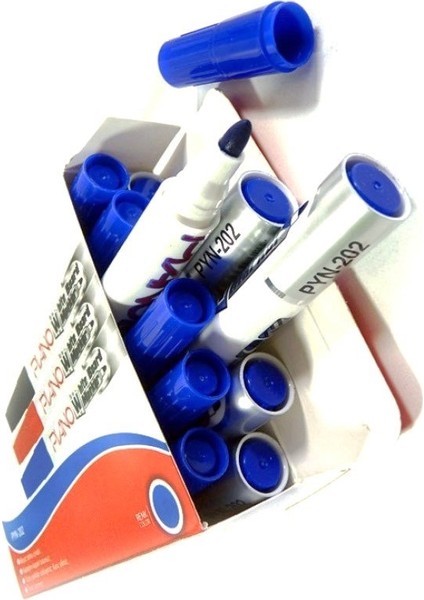 Pıano Beyaz Tahta Kalemi Pyn 202 Yuvarlak Uç Mavi