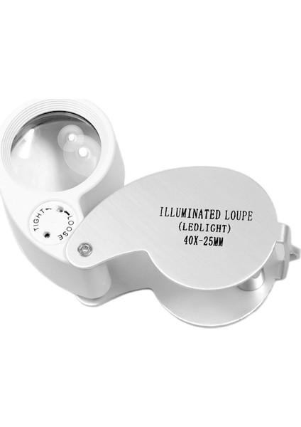 Led Işıklı Büyüteç 40x25