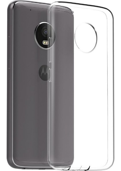 Moto G5 Plus Ultra İnce Silikon Kılıf+Tempered Glass