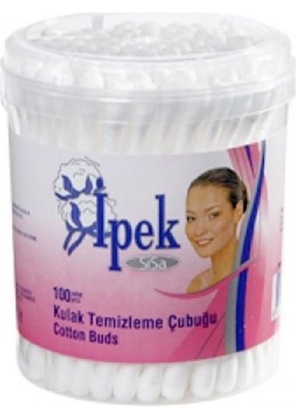 Ipek Nılusı Kulak Temızleme Cubugu 100Lu Yuvarlak