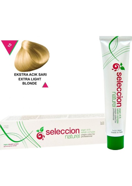 Seleccıon Naturel Color 60Ml 10 Ekstra Acık Sarı