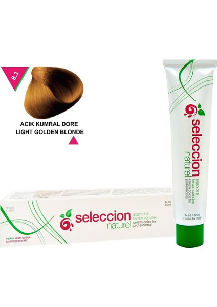 Seleccıon Naturel Color 60Ml 8.3 Acık Kumral Dore