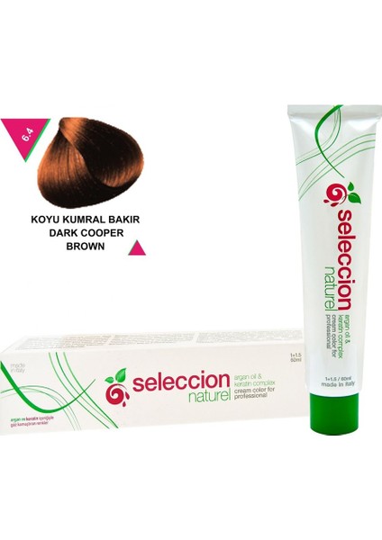 Seleccıon Naturel Color 60Ml 6.4 Koyu Kumral Bakır