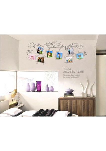 Fotoğraf Resim Çerçeveli Ev Dekorasyonu Kendinden Yapışkanlı PVC Duvar Sticker Hediyelik Duvar Dekor