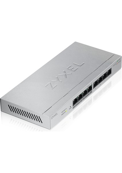 GS1200-8HP 8-Port POE 10/100/1000Mbps Tak-Kullan QoS 60W Toplam Güç Destekli Web-Yönetilebilir Güçten Tasarruflu Gigabit Switch