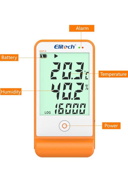 Sıcaklık Ve Nem Kayıt Cihazı Datalogger Gsp-6 Thr236 fiyatları