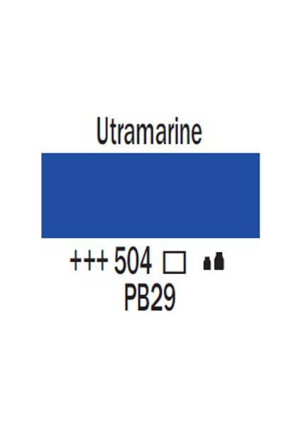 Amsterdam Akrilik Boya 120 Ml 504 Ultramarine