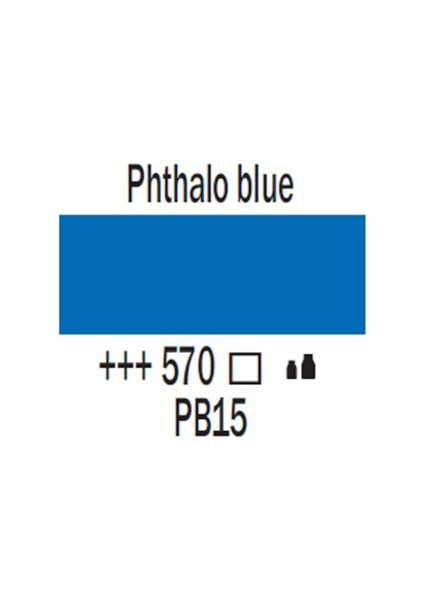 Amsterdam Akrilik Boya 120 Ml 570 Phthalo Blue