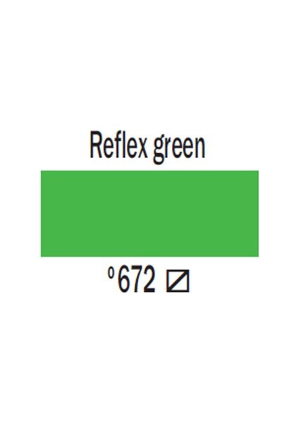 Amsterdam (Fosforlu) Akrilik Boya 120 Ml 672 Reflex Green