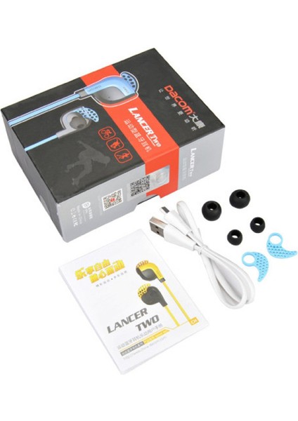 Lancer Two Eksta Tiz&Bass Bluetooth Kulaklık-Mavi