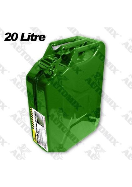 AUTOMİX BENZİN BİDONU METAL 20 LT
