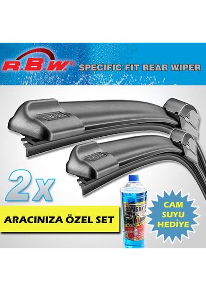 Ford Focus 05-11 Peugeot 207 07-12 650mm+430mm Silecek Takımı