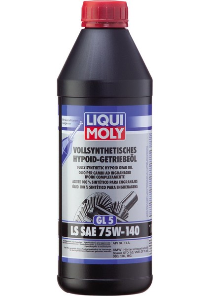 Gear Oil Hypoid LS 75W-140 - 1 Litre