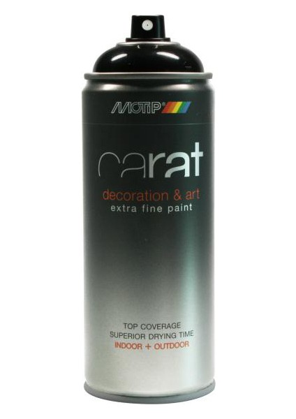 Carat Ral 9005 Sprey Boya 400ml - Mat Siyah