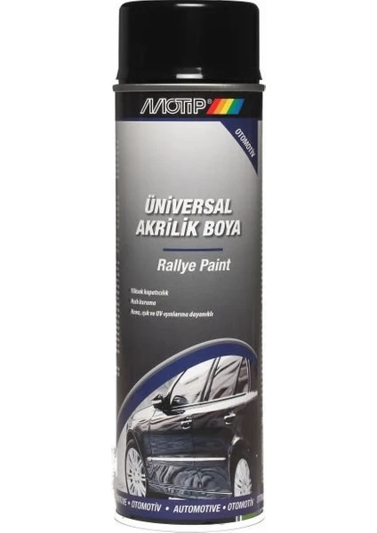 Universal Akrilik Boya Siyah Mat - 500 ml