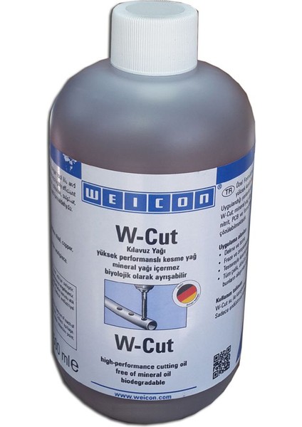 W Cut - 500 ml Kesme ve Klavuz Yağı