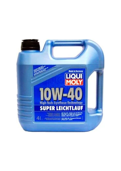 Liqui Moly Super Leichtlauf 10W-40 4 Litre Motor Yağı ( Üretim Yılı: 2019 )