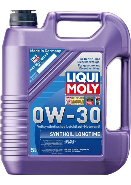 Synthoil Longtime 0W-30 - 5 L