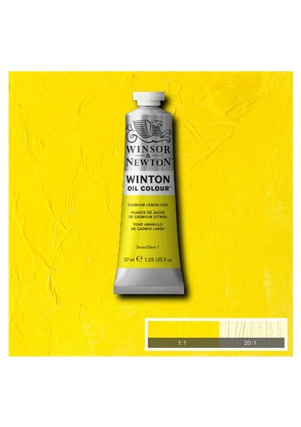 Winsor  Newton Winton 37 Ml Yağlı Boya No 7 Cadmium Lemon Hue