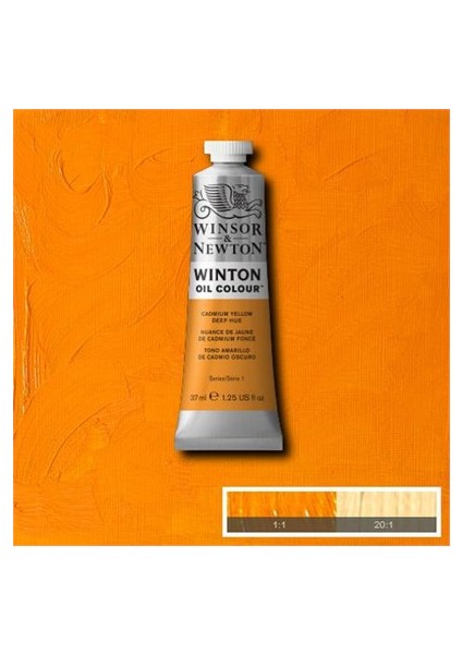 Winsor Newton Winton 37 Ml Yağlı Boya No 46 Cadmium Yellow Deep Hue