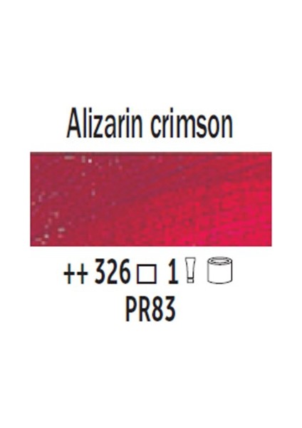 Van Gogh 40 Ml Yağlı Boya Seri 1 No 326 Alizarin Crimson