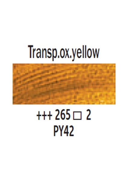 Van Gogh 40 Ml Yağlı Boya Seri 2 No 265 Transp. Oxide Yellow