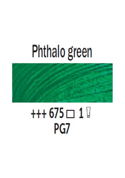 Van Gogh 200 Ml Yağlı Boya Seri 1 No 675 Phthalo Green