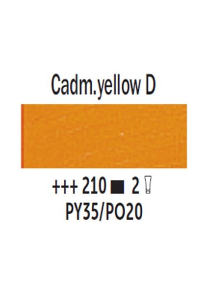 Van Gogh 200 Ml Yağlı Boya Seri 2 No 210 Cadmium Yellow D