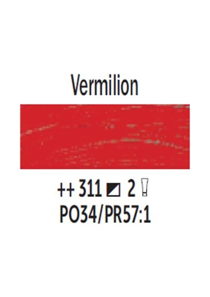 Van Gogh 200 Ml Yağlı Boya Seri 2 No 311 Vermilion
