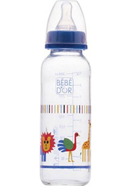 %0 BPA Desenli Cam Biberon 250 ml