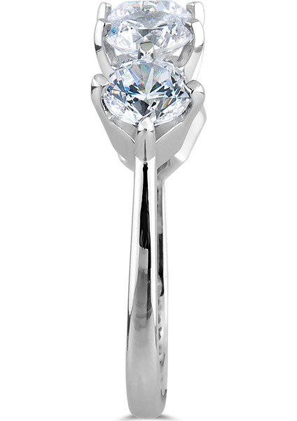 2,5 Carat Beş Taş Yüzük