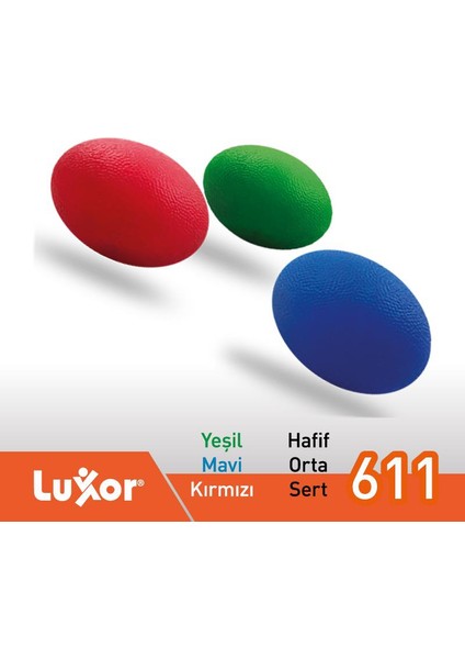 611 Hafıf Sılıkon El Rehabılıtasyon Topu