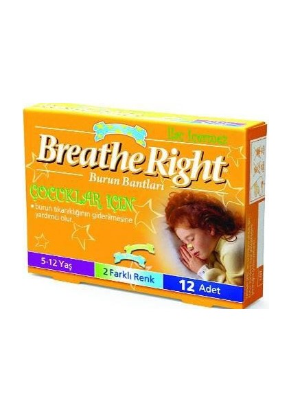 Breathe Rıght Burun Band Cocuk 12 Adet(Yok)