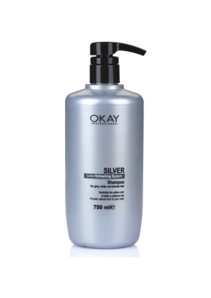 Okay Professional Color Refreshing System Gümüş Şampuan 750 ml