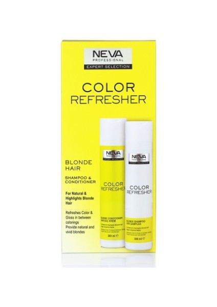 Color Refresher Renk Yenileyici Sarı Şampuan ve Krem Set 300 ml