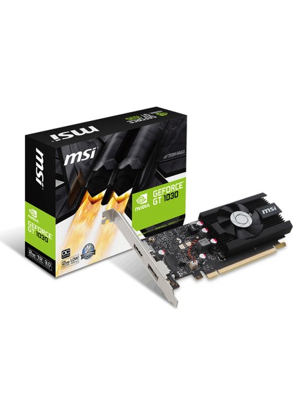 NVIDIA GeForce GT 1030 2G LP OC 2GB 64 bit GDDR5 DX(12) PCI-E 3.0 Ekran Kartı (GT 1030 2G LP OC)