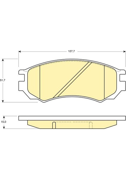 FREN BALATASI ÖN NISSAN SUNNY 2.0 90-95