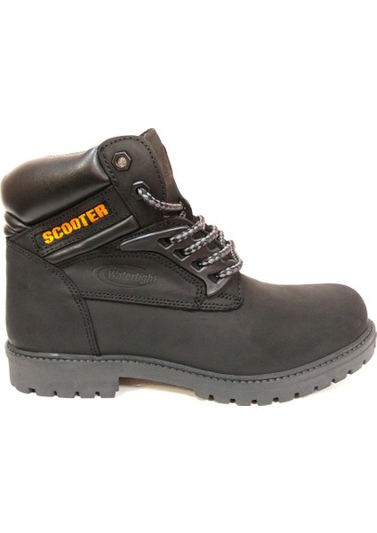 G4081Ns Siyah Su Geçirmez Deri Unisex Bot